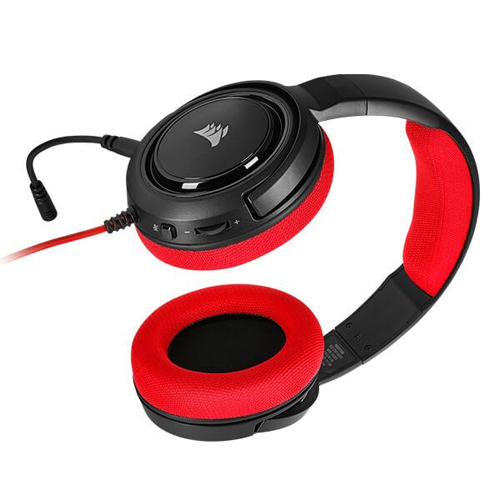Corsair HS35 Stereo Gaming Headset - Red (CA-9011198-AP)